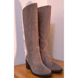 Lucky Brand RK-Ritten style women's suede knee high boots, wide calf, size 12